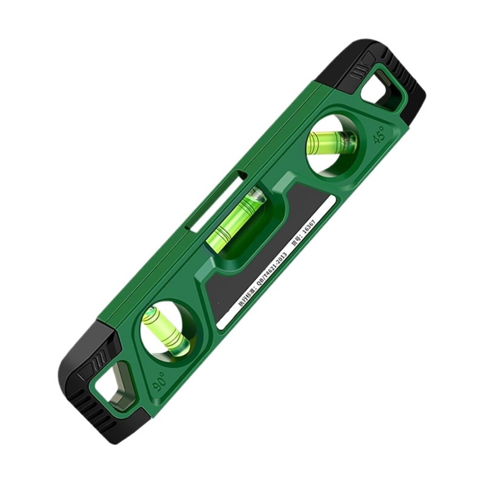 Magnetic Level Ruler Horizontality Gauge 0 Degree 45 Degree 90 Degree 225Mm Shockproof Measuring Level 9365049274272