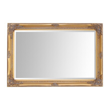 Select Mirrors Rhone Wall Mirror ? French Vintage, Rococo Baroque Style, Chic Home Decor ? 60cm x 90cm (2x3 ft) (Antique Gold)