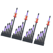 Impact Bit Set Magnetic Screwdriver Bit for Fast Screw-Red.