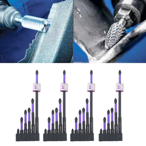 Impact Bit Set Magnetic Screwdriver Bit for Fast Screw-Red. 2