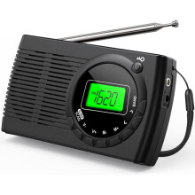 Bærbar FM-stereo med HD-radiomodtagelse, understøtter Micro SD-kort til brugerdefineret musikbibliotek, forbedret signalmodtagelse i svage