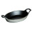 STAUB 40509-562-0 Oval Roasting Dish, 24 cm, Graphite Grey 3