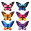 Comfortable Butterfly Shape Pillow Fabric-Blue Butterfly 3