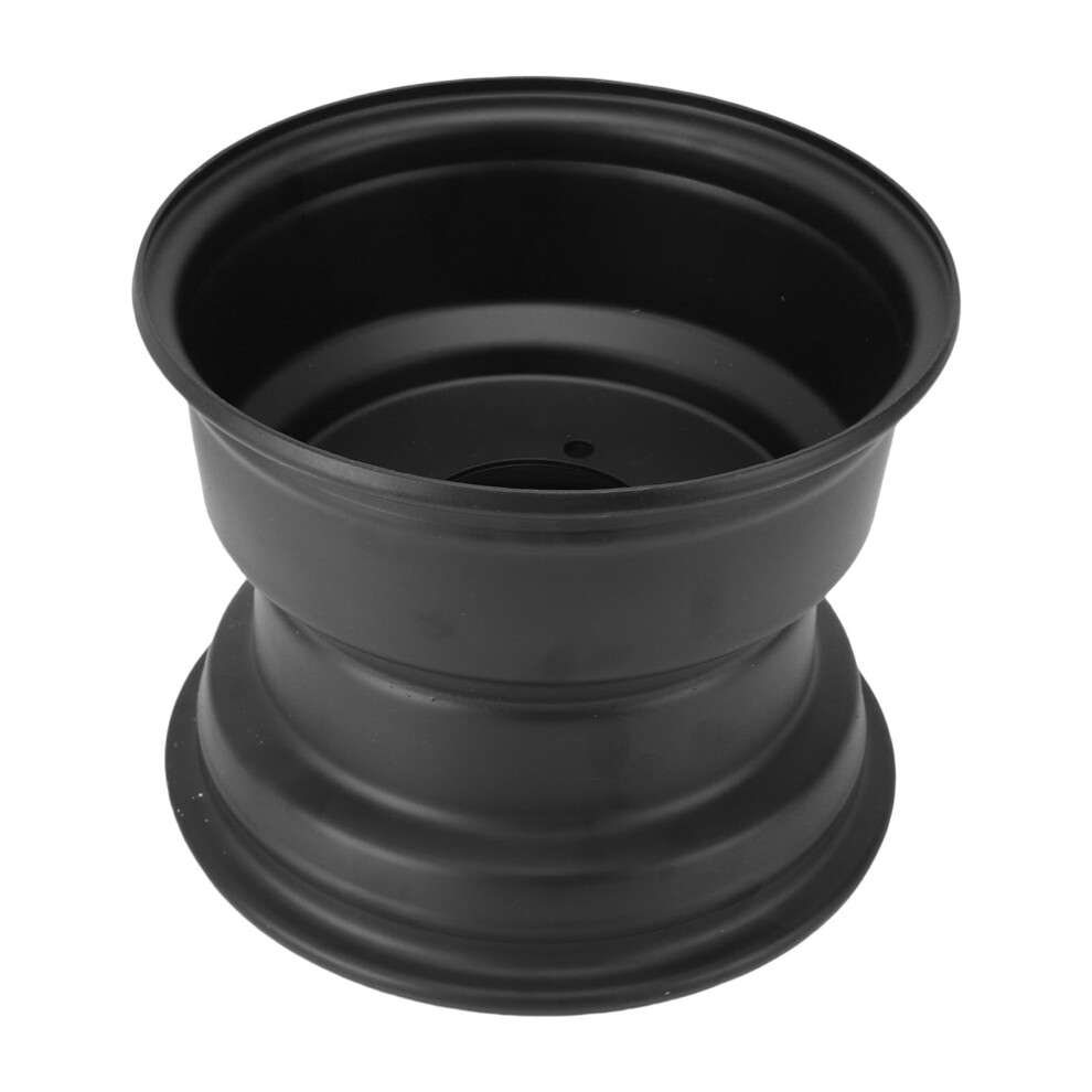 10 Inch Steel Atv Rear Wheel Rim With 4Stud Hub, Fits Go Kart, Quad, Enhanced Traction Black 9365049275552