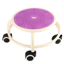 Sgabello basso con ruote girevoli universali, sedia multifunzione con ruote per casa, ufficio e garage, scorrevole, traspirante e confortevole.
