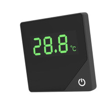 Digital Fish Tanks Thermometers Alert Touch-Black Celsius