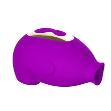 Bullet Vibrator for Women Waterproof Soft Silicone 10 Modes USB Rechargeable Quiet Purple