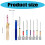 Wood Handle Embroidery Pen with 7 Replaceable Tip and Threading 3