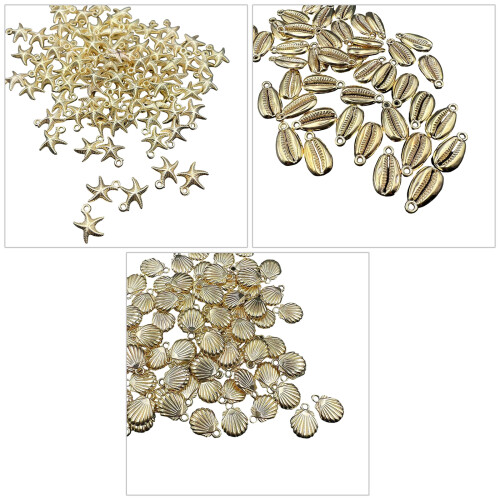 50PCS Star Fish/Conch/Shell Charm Pendant Fitting for-starfish1 1