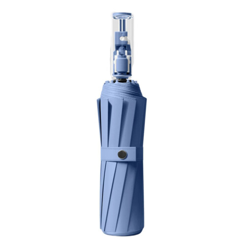 Automatic Open Close Umbrellas 12 Reinforced Bone-Haze Blue
