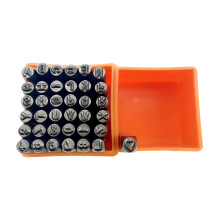 37 Pcs Metal Stamping Tool Kits 3mm Number and Letter Punch Set