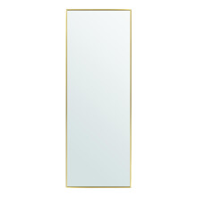 Home Selections Large Gold Full Length Aluminium Framed Mirror, 150 X 50 CM, Tempered Glass