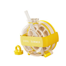 Double Function Ice Cubes Water Container With Press Releases-3