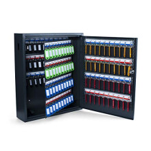 PAVO Deluxe Key Cabinet for 150 keys - Dark Grey, Metal, Dark Grey, 10x38x45 cm