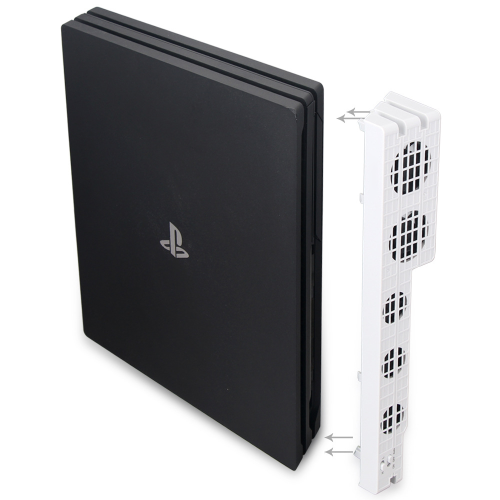 Advanced Cooling System for PS4, Automatic Temperature Sensor Maintains Ideal Operating Conditions, Dustless Cooling Ensures Console Health, Durable