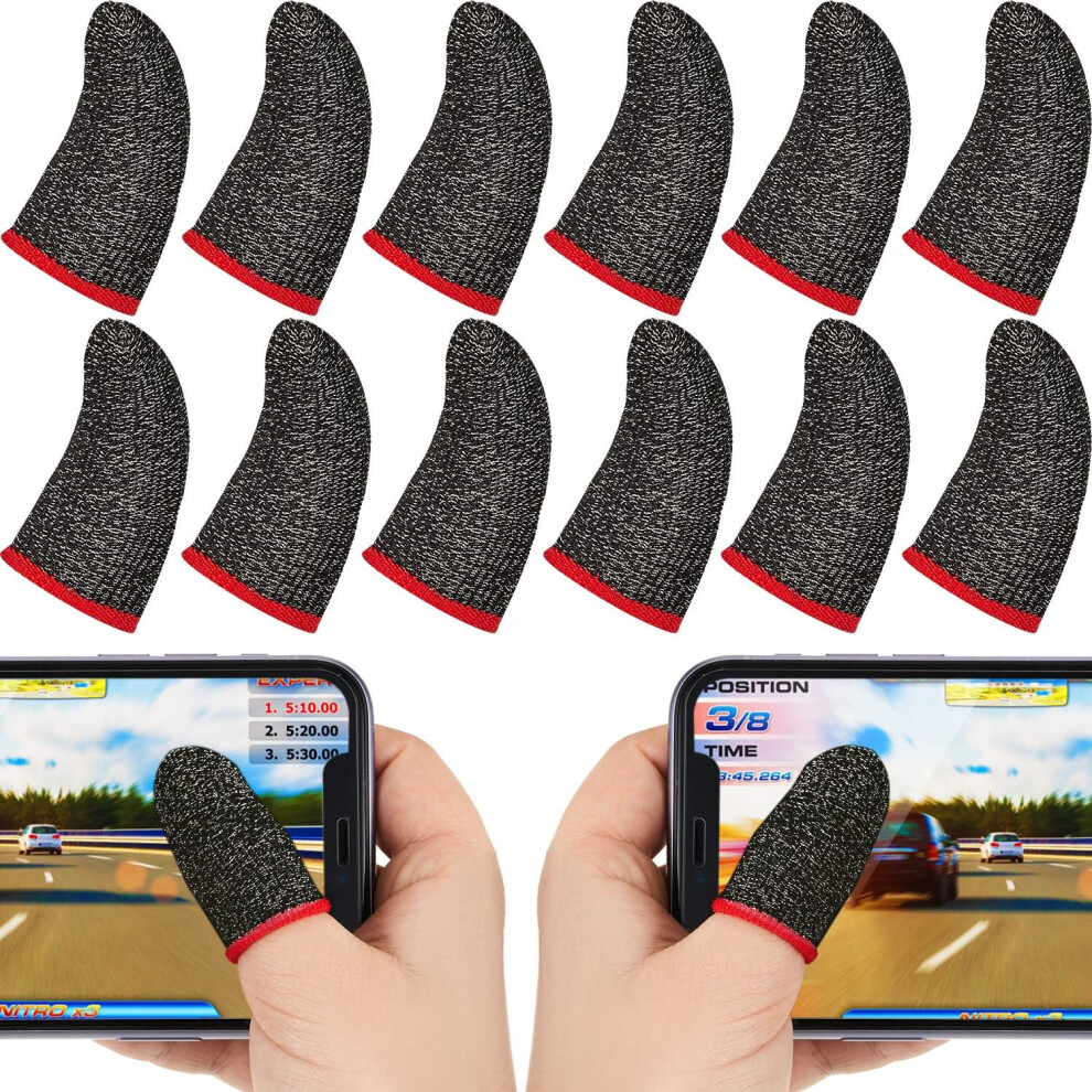 Gaming Revolution, Fiber Gaming Finger Sleeves,Unmatched Touchscreen Response,Anti-Sweat Design For Comfortable Wearing, Good Quality, Durable Silver 9420858100980