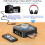 Κόμβος ήχου, Φορητό CD Player, Προσαρμογέας Bluetooth 5 σε 1 για το σπίτι με οθόνη LED, 5