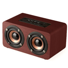 Enceinte Bluetooth portable vintage, technologie 4.2 avancée avec basses profondes pour les aventures intérieures et extérieures