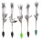 Swimbait Trolling Willow Blade, Ομπρέλα Αλιείας με Ζωηρό Κεφάλι Ψαριού για Γλυκό και Θαλασσινό 5