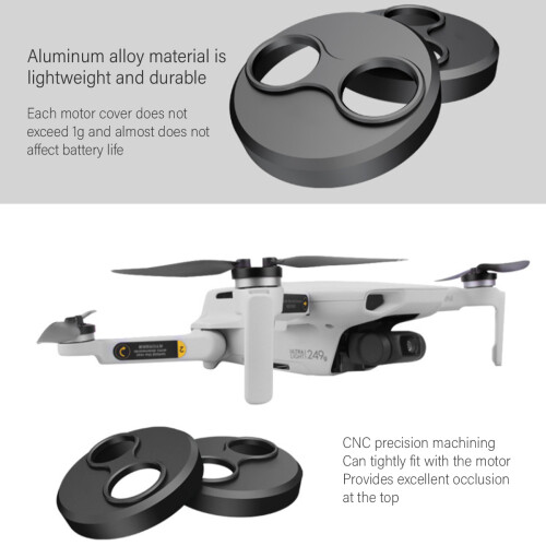 Θήκες προστασίας κινητήρα για DJI Mini4Pro, Mini3Pro, Mini3, Mini SE, αδιάβροχα καπάκια από κράμα 2