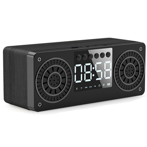 Bluetooth-Lautsprecher-Wecker, multifunktional mit großem Display 1