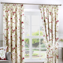 Fusion - Jeannie - Curtains, 229 x 183cm, Red