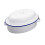 Enamel Oval Roaster Dish Tray - 36cm 1