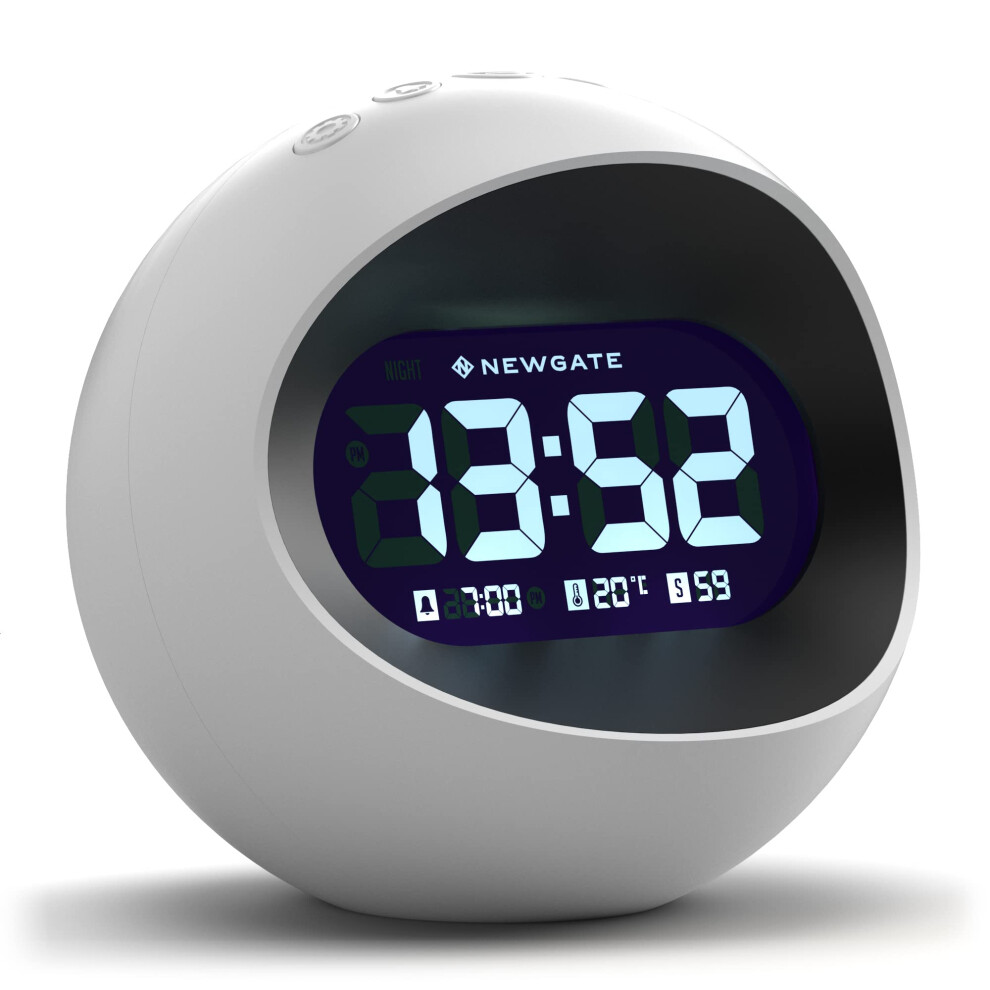 Newgate? Digital Centre Of The Earth Alarm Clock - Bedside Clock - Mantel Clock - Desk Clock - Digital Clock - Digital Alarm Clock - Bedroom Newgate
