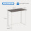 Dripex Dripex Compact Folding Desk No Assembly Required Computer Desk Folding Hobby Craft Table, Dark Oak 3