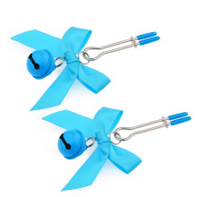 Nipple Clamp Bondage Toy Non-Piercing Metal Nipple Clips for Women Adjustable Nipple Stimulation Games Sex Toys