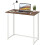 Dripex Dripex Compact Folding Desk No Assembly Required Computer Desk Folding Hobby Craft Table, Brown 1