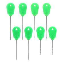 High Performance Portable Gadget, Stainless Steel Bait Needles Sharp Pin Carp Fishing Tools for Rig Making (8pcs)