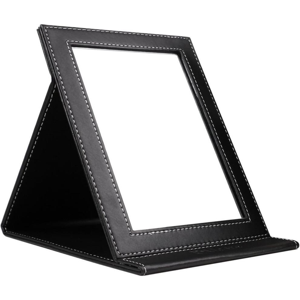 Makeup Mirror for Travel Enthusiasts, Ultrathin Vanity Mirror with Durable Leather Cover and Clearly HD Reflection for Portable Style