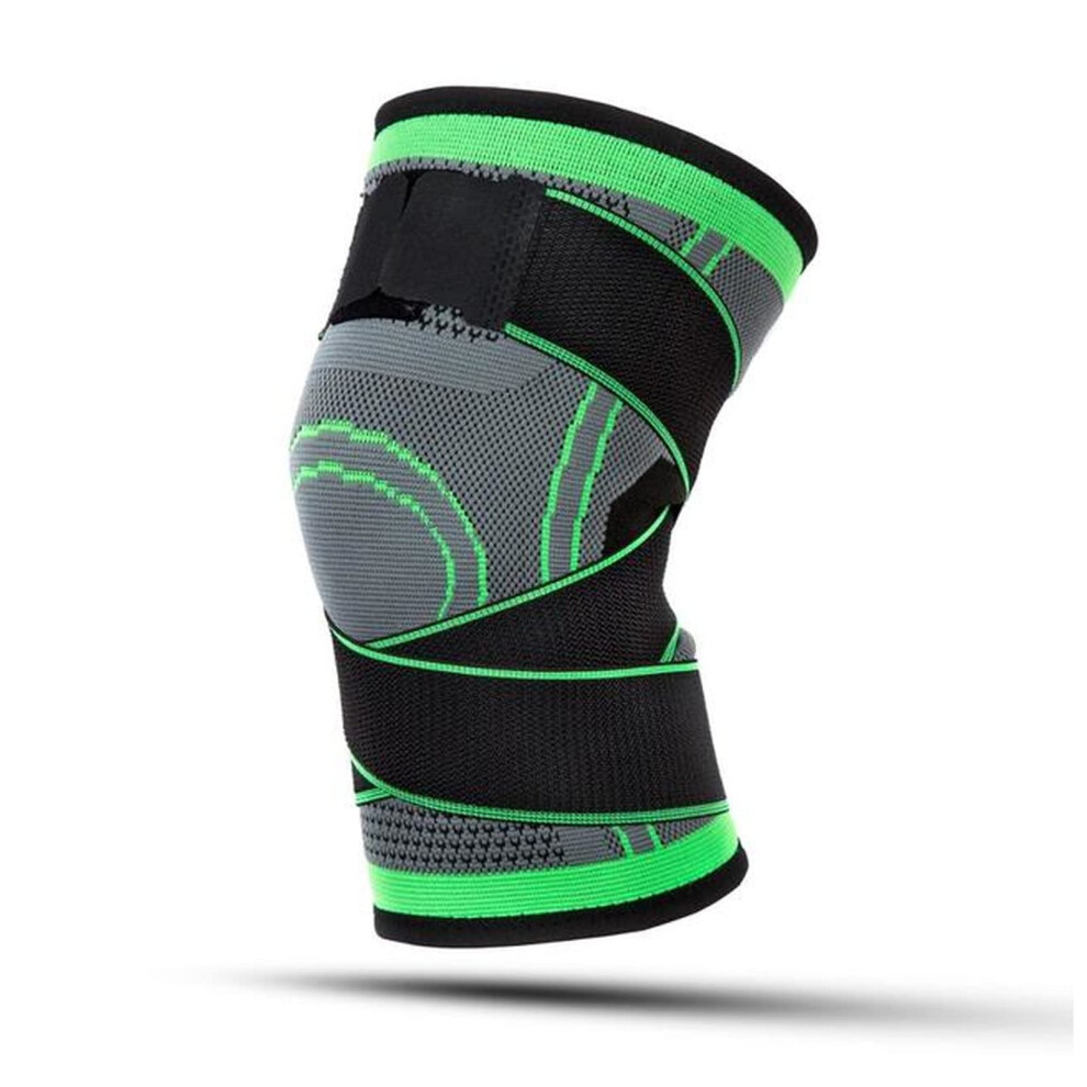 Knee Pads 1Piece Knee Support Protector Elastic Knee Brace For Running, Basketball, Volleyball Green Xxxl 9365049276535