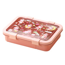 Practical School Lunch Box For Kids-Little pink girl 1500ml