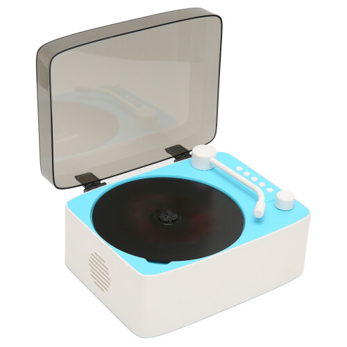 Φορητό CD Player με Bluetooth και USB, κομψό ρετρό ηχείο γραμμοφώνου με έξυπνη μείωση 2