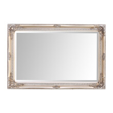Select Mirrors Rhone Wall Mirror ? French Vintage, Rococo Baroque Style, Chic Home Decor ? 60cm x 90cm (2x3 ft) (Antique Champagne)