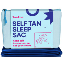 Tan Fan Self Tan Sleep Sac - Keep Sheets Clean From Fake Tan Stains - 100% Cooling Silky Poly Sleeping Sack - Won?t Rub or Absorb Tanning Lotion -