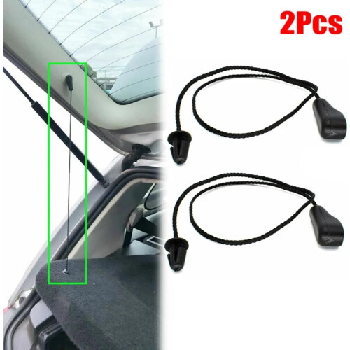 Parcel Shelf String Cord Rear Trunk Cover Strap 2 Pcs for Ford Focus MK2 Hatchback 20042011 2