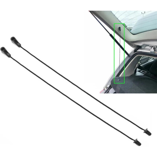 Parcel Shelf String Cord Rear Trunk Cover Strap 2 Pcs for Ford Focus MK2 Hatchback 20042011 1