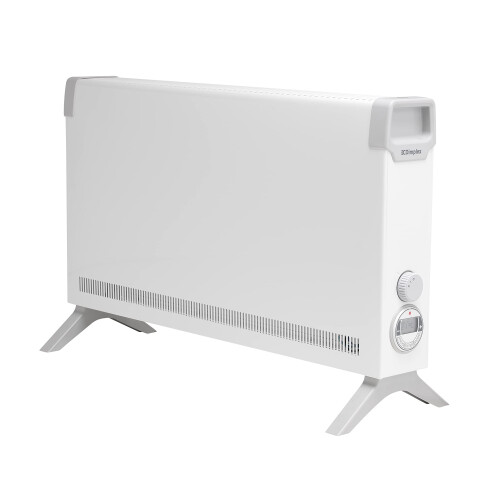 Dimplex Dimplex Freestanding and wall mountable Convector with electronic thermostat Plus 7 day timer, White/Grey, 3 kW