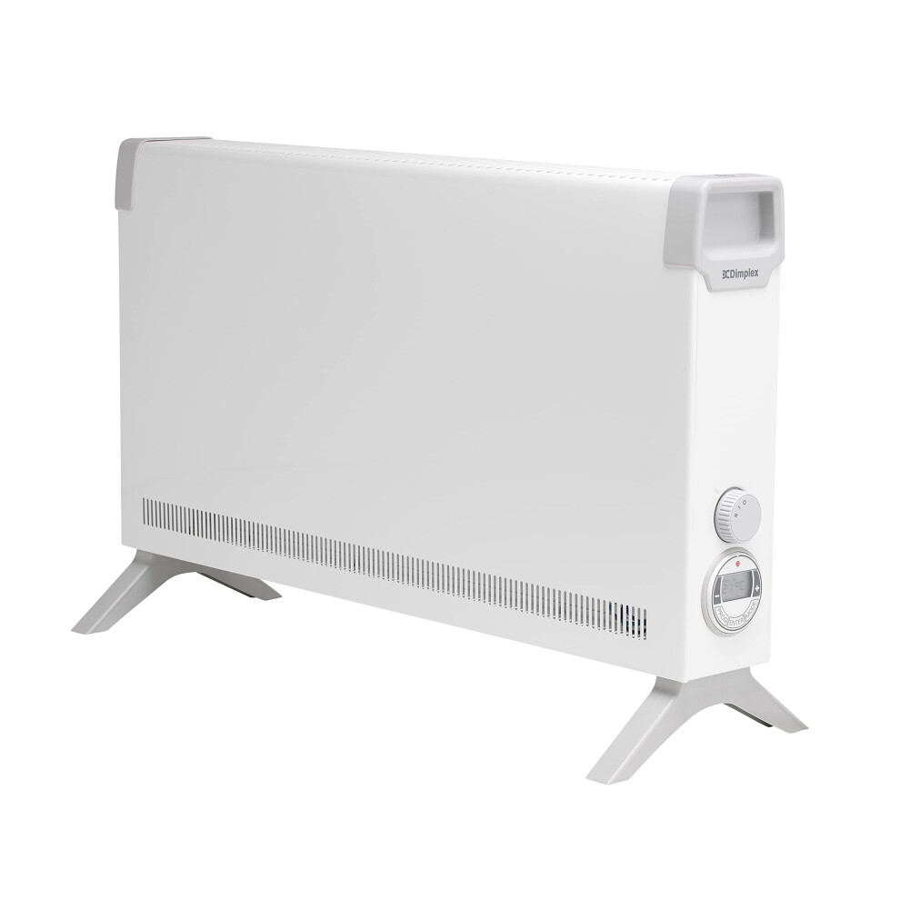 Dimplex Freestanding And Wall Mountable Convector With Electronic Thermostat Plus 7 Day Timer, White/Grey, 3 Kw