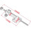 Motorcycle Steering Damper with Adjustable Stabilizer Bracket for Suzuki V7 Speed Stability 5