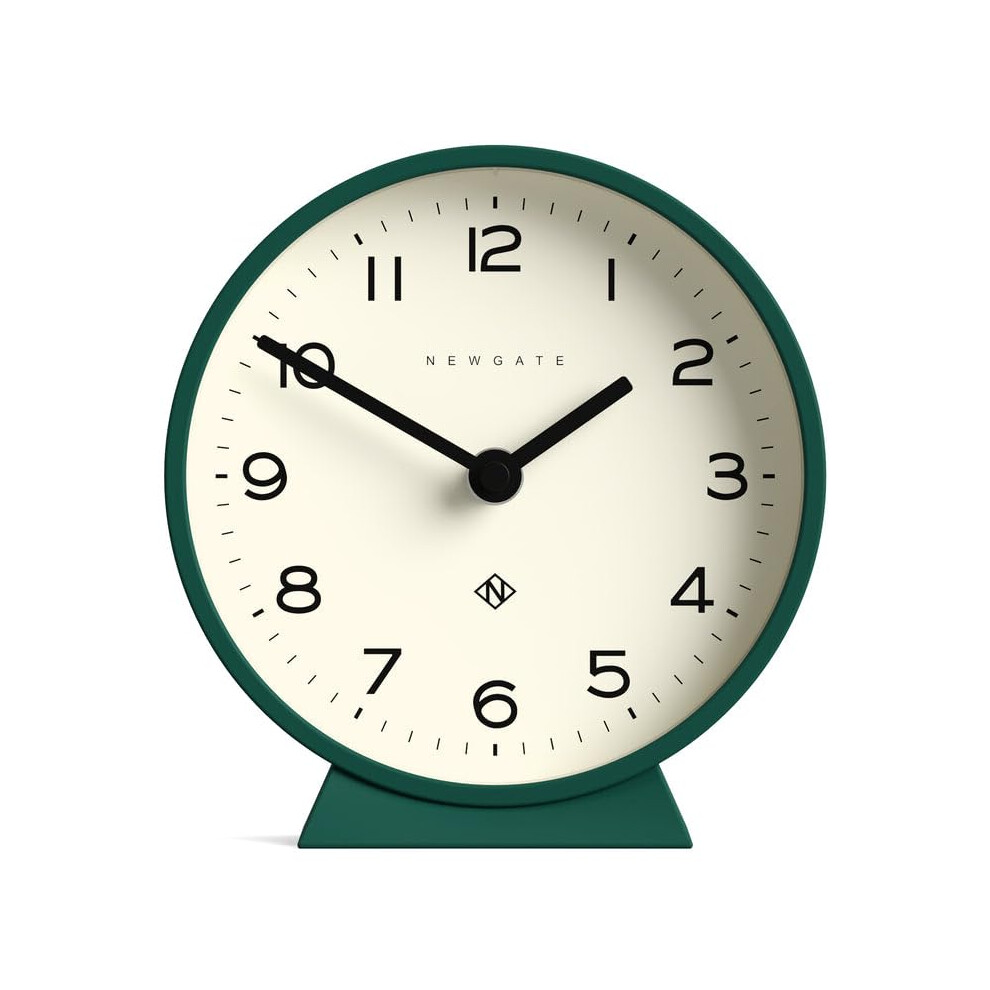 Newgate? M Mantel Silent Sweep Mantel Clock - 'No Tick' - A Modern Mantelpiece Clock - Small Mantle Clock - Minimalist Dial - (Eden ) Green 8000002617420