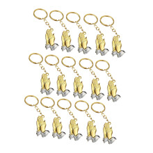 15pcs Handcraft Prayer Hands Pendant Keyring-Style 3