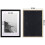 SILD A2 Poster Frame - Solid Wood Frames Black Picture Frame A2 with Mount for A3 Frame Set of 2 2