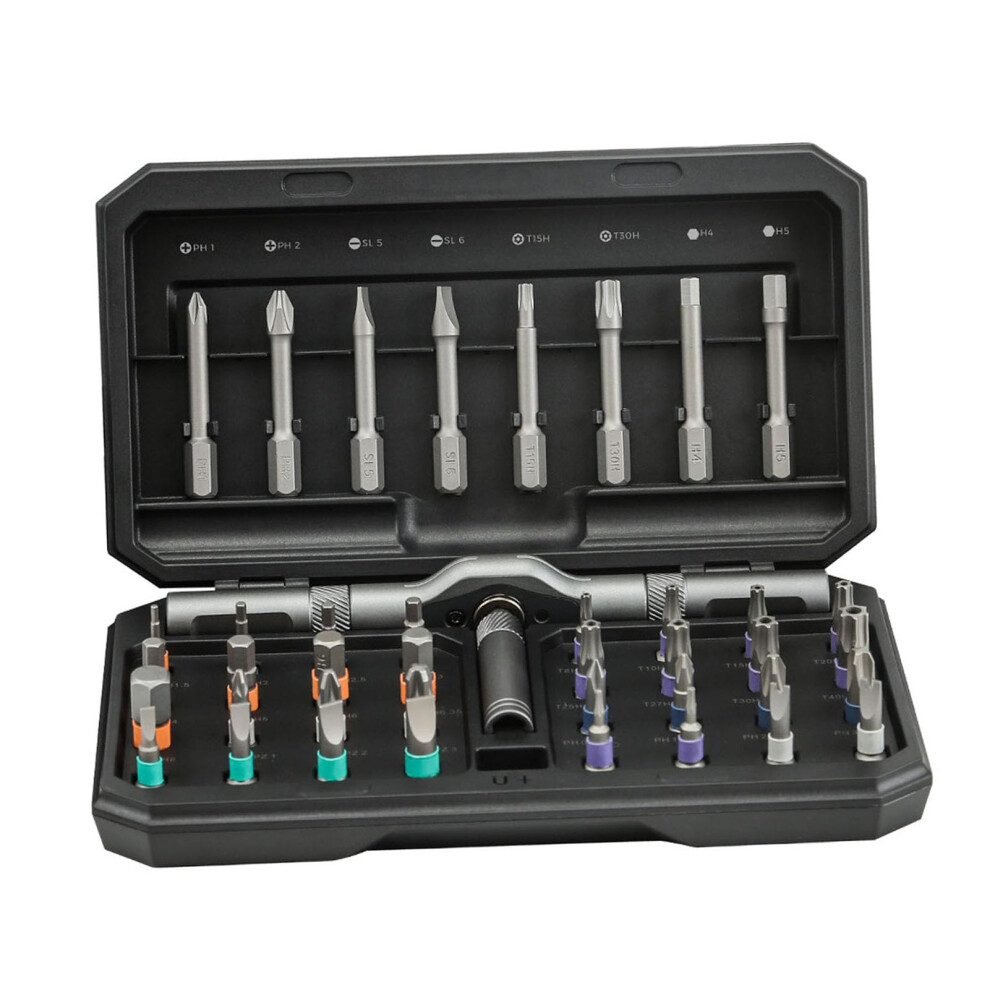 42 In 1 Ratchet Screwdriver Set With Magnetic Bits, Detachable Handle For Furniture And Electronics Repair 9365049277747