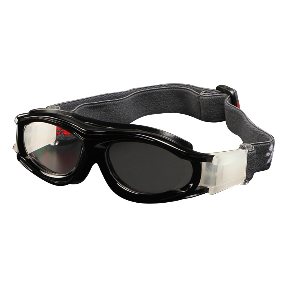 Basketball Glasses For Kids Football Glasses Protective Sports Goggles With Elastic Strap Black 9365049277433