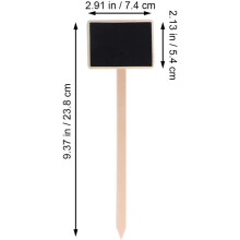 Schiefertafeln für Cupcake-Topper, hochwertiges, langlebiges und robustes Material, ideal zum Merken von Informationen oder Hinterlassen von