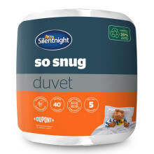 Silentnight So Snug Super-King Bed Duvet Quilt - 15 Tog Winter Warm Cosy Thick Duvet Hypoallergenic and Machine Washable - White - Super-King -